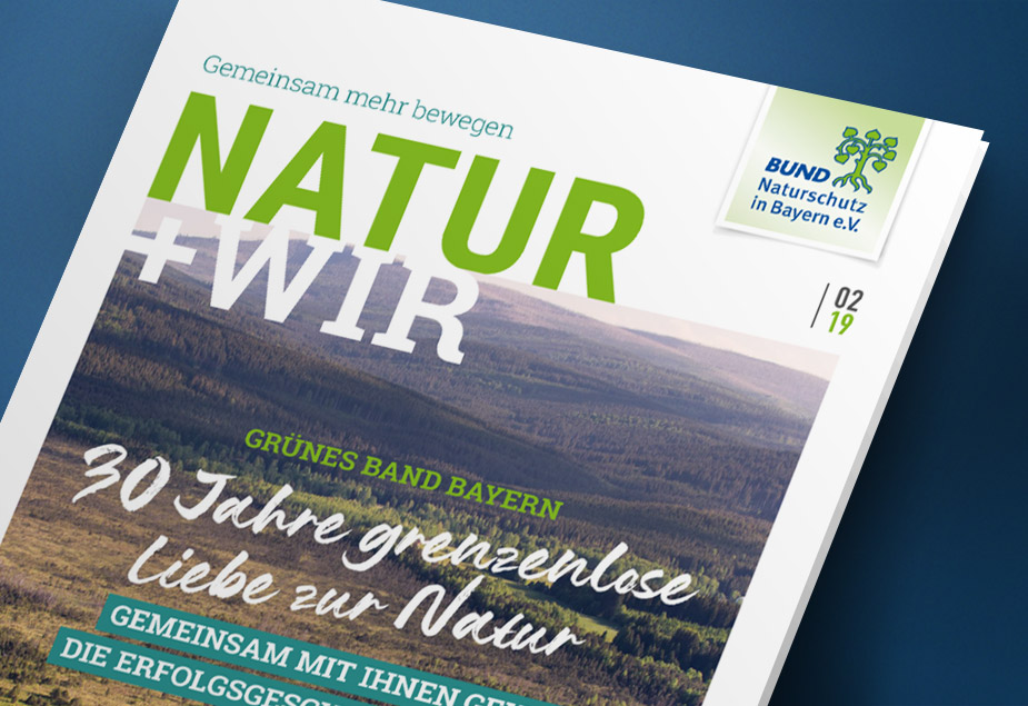 Titelblatt Grünes Band BUND Naturschutz Dialogmarketing Referenz