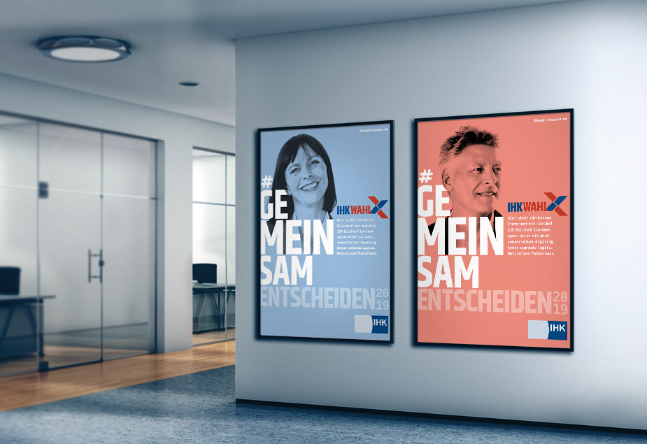 Plakate IHK-Kampagnen und Marketing