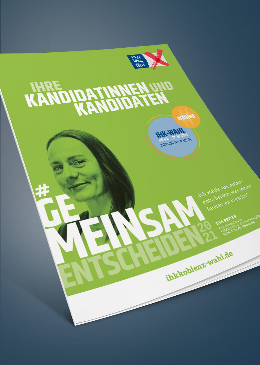 Kandidatenbroschüre IHK-Kampagnen und Marketing
