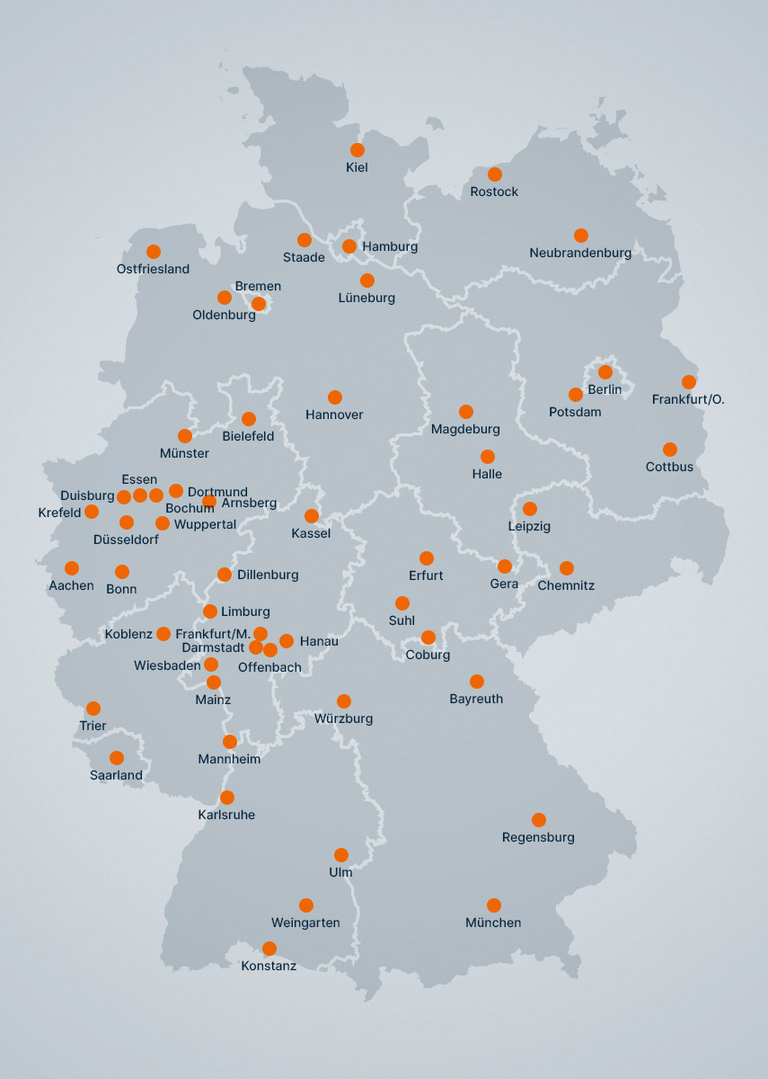 Wahlkarte Deutschland WVD Umsetzungen