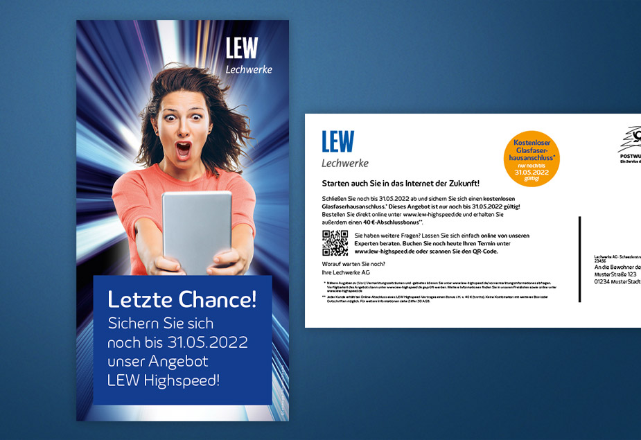 Lechwerke LEW Maxikarte