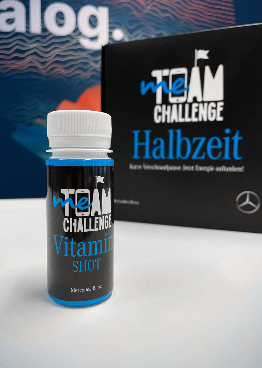 Mercedes-Benz Team Challenge Werbemittel Vitaminshot